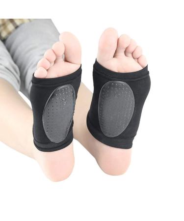 Buy 2 Pairs Shallow Arch Support Boat Socks - Comfortable Silicone Black Foot Socks for All-Day Relief | International Shipping Available - Buy Online on GoSupps.com