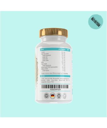 Buy Towertop Complex | L-Carnitine Capsules with Green Tea & Caffeine | High Dose Vegan Formula | 90 Additive-Free Capsules | Made in Germany | MVN  - Buy Online on GoSupps.com