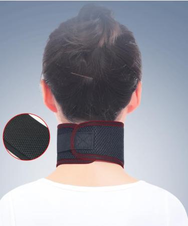 Adjustable Ergonomic Neck Strap with Velcro Fastener | Breathable Neck Support for Women | Anti-Lumping Neck Warmer & Relaxing Sports Bandage for Office & School - Buy Online on GoSupps.com