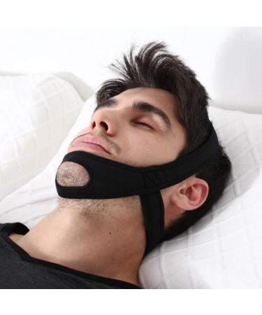 Snoring Chin Strap Z2 Most Effective Snoring Solution and Anti Snoring Devices (Black) Deep Black