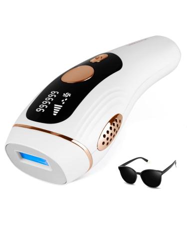 LESCOLTON Permanent IPL Hair Removal  999 999 Flashes Painless Laser Hair Removal Device for Men and Women - Epilation for Body and Face (T118)