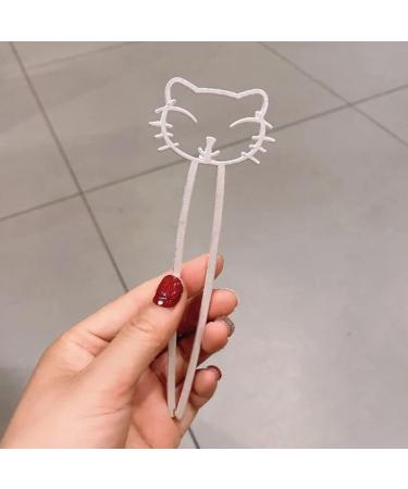 minkissy Cute Cute Hairpin Womens Hair Accessories Chinese Hair Pin Chopsticks for Hair Accessories Bobby Pin Cute Hair Accessories Hot Hair Brush Cat South Korea Girl Japanese-style Alloy - Buy Online on GoSupps.com