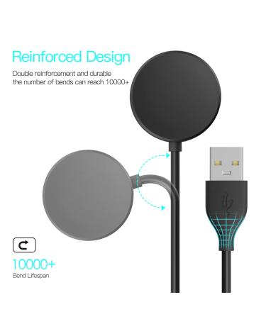 2 Pack Samsung Galaxy Watch Charger Cable - Compatible Replacement Chargers - Buy Online on GoSupps.com
