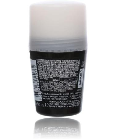 VICHY - Homme Antiperspirant Deo Roll-on 72h 50 ML - Buy Online on GoSupps.com