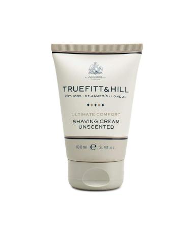 Truefitt & Hill Shaving Cream Tube - Ultimate Comfort - Premium Glycerin-Based Lather Smooth Glide and Hydration for a Luxurious Shave No Added Fragrance - 2.65 oz.