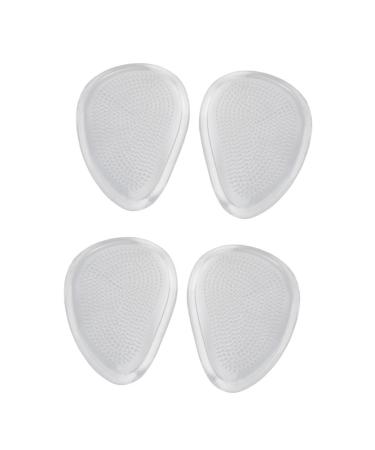 NOLITOY 10 Pairs High Heel Pads High Heel Foot Pads Metatarsal Heel Cushion Inserts Foot Orthotics Bunion Neuroma Pads Clear High Heels High Heel Insoles Forefoot Pad Clear Heels So Soft