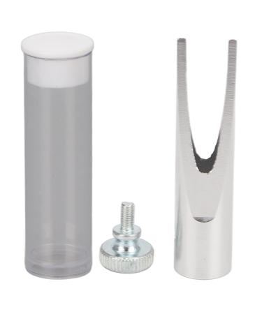 Sharper Eyebrow Pencil Avoid Waste Prevent Deformation Sharper Tool Firm Fixation for Beginners for Daily Use (Silver)