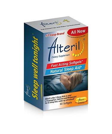 Alteril Natural Sleep Aid Soft Gel 60ct