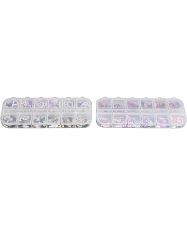 Halloween Nail Art Slices Exquisite Funny Skull Pattern 3D Clay Nail Slices Decoration for Nail Salon for Halloween Party - Buy Online on GoSupps.com