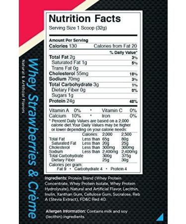 R1 Whey Blend Rule 1 Proteins (Strawberries and Creme 28 Servings) - Buy Online on GoSupps.com