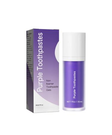 Whitiful toothpaste - purple toothpaste white teeth purple whitening tooth paste tooth whitening toothpaste toothpaste white teeth for white teeth and glowing smile (b)