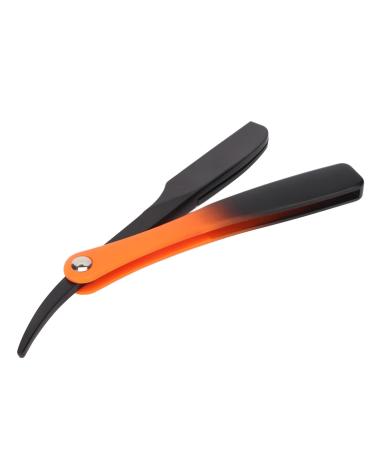 Premium Black Straight Edge Razor - Foldable Manual Barber Razor for Professional Shaving - Buy Online on GoSupps.com