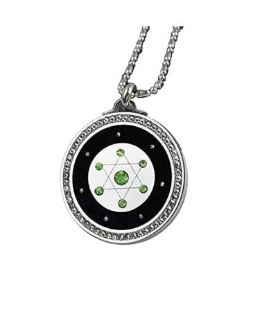 Emf Protection Anti Radiation Meratron Cube 7 Stars Crystals Energy Stone Protection Necklace Protection and Spiritual Balance(Size:38mm)