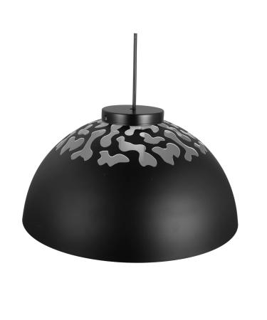 Angoily 1pc Unique Iron Ceiling Room Craft Retro Vintage Lamp Style Creative Light Pendant Indoor Black 35x20cm