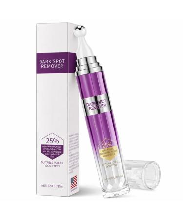Dark Spot Remover for Face and Body - Dark Spot Correcting Glow Serum with 360 Roller for Sun Spots Age Spots Freckles Melasma Treatment - Brightening Face Serum for All Skin Types 0.5 fl oz 0.5 Fl Oz (Pack of 1)
