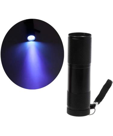 YUSHU 9W UV Resin Curing Lamp | LED 395nm UV Black Light Flashlight for Jewelry & Gel Nail Polish - Buy Online on GoSupps.com