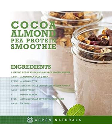 Aspen Naturals Pea Protein Powder (5 lb) - Unflavored Plant Based - Gluten Free, Non-GMO - Vegan, Keto & Low Carb - Buy Online on GoSupps.com