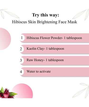 100% Pure Hibiscus Sabdariffa Flower Powder - 3.52Ounce / 100gram Pack of 1 - Buy Online on GoSupps.com