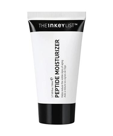 The INKEY List Peptide Moisturiser Cream helps reduce wrinkles hydrates skin and supports natural collagen 50 ml