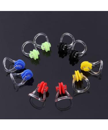 Obuyke 20Pcs Silicone Swimming Nose Clip for Kids and Adults - Ideal for Scuba Diving and Outdoor Activities - Buy Online on GoSupps.com