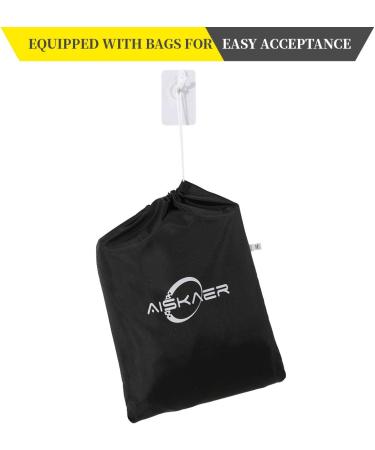 Aiskaer 29er Bike Cover with Lock Hole | Waterproof & Anti-UV Heavy Duty Ripstop | Reflective Safety Loops for Mountain Road Electric Bike Motorcycle | Outdoor Storage 210D Black - Buy Online on GoSupps.com