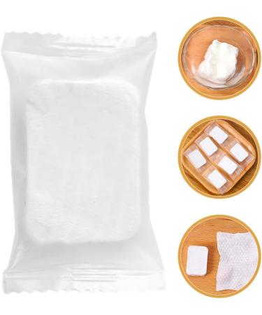 Baluue Makeup Remover Cotton Pads - Compressed Face Wipes Nail Polish Remover & Eye Makeup Wipes - Eco-Friendly Mini Square Cotton Pads for All Skin Types - Buy Online on GoSupps.com