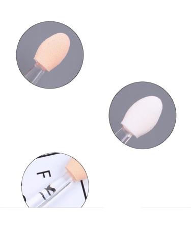 LALAFINA Makeup Eyeshadow 30 pcs Eyeshadow Disposable Dual Sides Sponge Eye shadow Makeup Brush for Travel Double Ended Makeup Brush - Buy Online on GoSupps.com