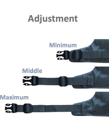 TOUGHDOG Explorer Dog Harness | No Pull, Adjustable, Padded, Durable | Reflective, Easy On/Off | Medium Storm Grey - Buy Online on GoSupps.com