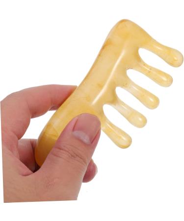 Magiclulu 6 STK Resin Massage Combs - Scalp & Head Massage Tools | Gua Sha Facial Scratching Tool for Relaxation - Buy Online on GoSupps.com