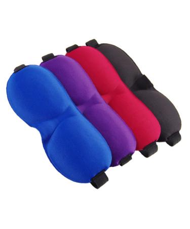 Mobestech 20 Pcs Blackout Sleep Mask Cover Eyes Travel Eye Mask Polyester Cloth