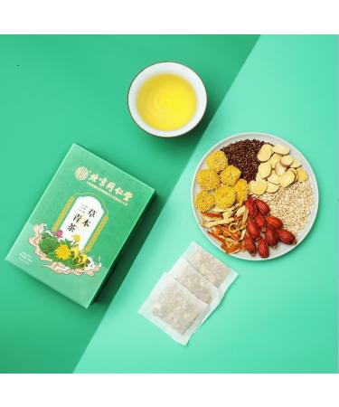 Herbal Liver Protection Tea - Herbal Liver Tea - Herbal Three Green Tea -Liver Support Tea - Extracted from 18 Kinds of Herbs (1pcs) - Buy Online on GoSupps.com