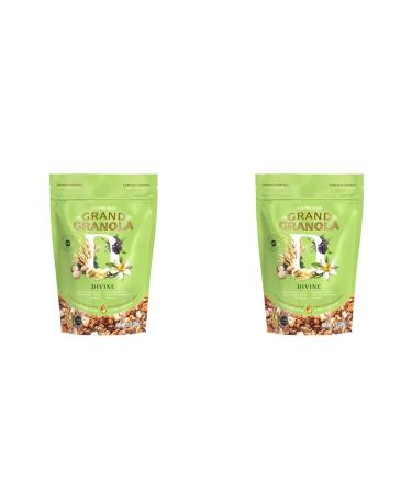 La Fourmi - Grand Granola Divine - Granola chocolat blanc noix de macadamia vanille flocons d avoine - 85% d ingr dients bio - naturel - granola bio (Lot de 2)