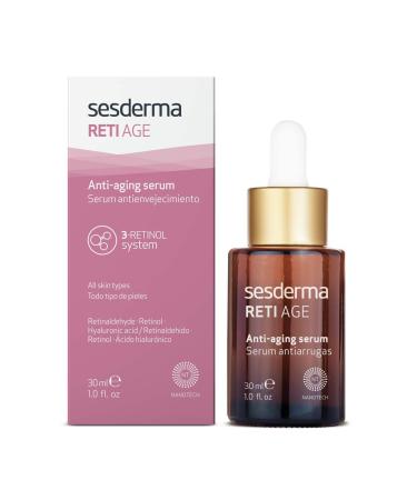 Sesderma | Reti Age Liposomal Serum | Retinol Serum | First Signs of Ageing | Wrinkle Serum | Hydration | Firmness | Liposomal Serum | Active Ingredients | 30 ml