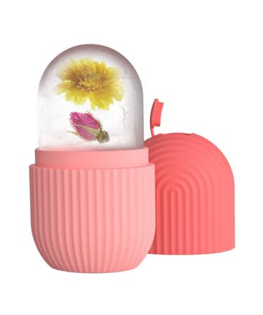 Ice Face Roller - Reusable Beauty Ice Cube Massager for Puffiness & Skin Brightening | Pink Skin Care Tool - Buy Online on GoSupps.com