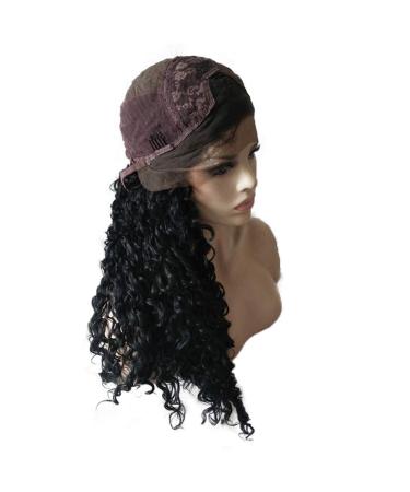 Afro Wig for Women - Black Wavy Synthetic Curly Long Hair | 70s 80s 50s 60s Cosplay & Party Style - Buy Online on GoSupps.com