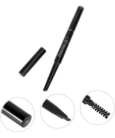POPETPOP 3pcs Eyebrow Pencil To Rotate Chocolate Double Head 1 count (Pack of 1) Chocolatex3pcs - Buy Online on GoSupps.com