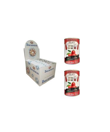 Italian Gourmet E.R. Doria Biscuits Bucaneve Butter Biscuits Biscuits with Sugar Biscuits 16 x 28 g + Italian Gourmet 100% Italian Peeled Tomato 2 x 400 g
