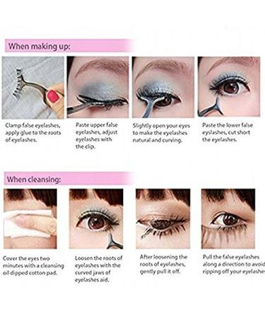 False Eyelashes Applicator Tool - Golden Eyelash Extension Tweezers Nipper - Buy Online on GoSupps.com