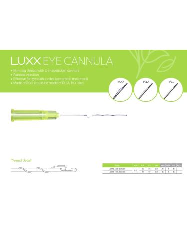 Luxx PDO Thread Lift & Eye Care - 20 Blunt CL-Type Threads (Made in S. Korea) - Enhance Your Beauty - Buy Online on GoSupps.com