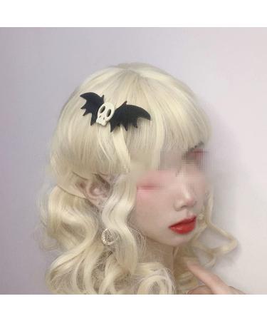ZHOUMEIWENSP Halloween Bat Skull Hair Clips - Retro Punk Hairpin for Novelty Hair Styles - Buy Online on GoSupps.com