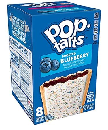 Pop Tarts Frosted Variety Pack - 13.5oz (Pack of 5) - Strawberry, Raspberry, Blueberry, Cherry, Wild Berry - Includes 2 MYD Lollipops - Buy Online on GoSupps.com