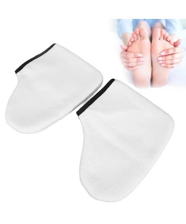 2pcs Reusable Foot Care Gloves - Paraffin Wax SPA Foot Covers for Moisturizing & Skin Rejuvenation - Buy Online on GoSupps.com