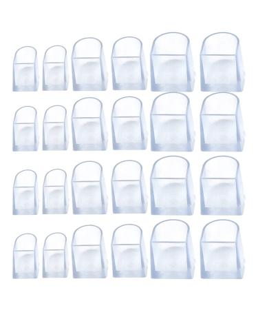 Holibanna 12 pairs transparent high heel covers tips heel protectors caps high heel grass stopper for women wedding events outdoors outdoor anti -slip shoe heel cover - Buy Online on GoSupps.com