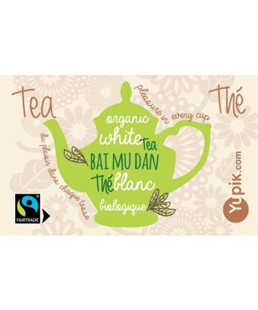 Yupik Organic White Bai Mu Dan Leaf Loose Herbal Tea (Fairtrade) vegan Non-GMO 250g 250 g - Buy Online on GoSupps.com