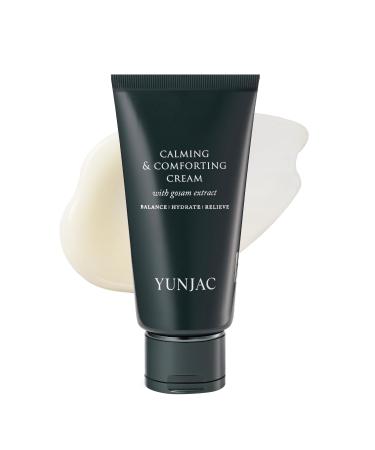 YUNJAC Calming & Comforting Cream (2.12 oz) - Lightweight Gel Texture Moisturizer for Sensitive Skin. Soothing Hydration Skin, Light Moisture Shield Before Makeup Application.