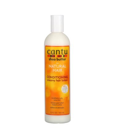Cantu Shea Butter for Natural Hair Conditioning Creamy Hair Lotion 12 fl oz (355 ml)