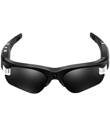MingSung MS20 Camera Video Sunglasses, Built in HD1080P Camera, Film Hands Free for Sports, Hiking, Biking, Fishing, Scouting, Driving, Hunting(Include 32G MicroSD Card)