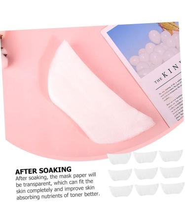 Mipcase Masques en Papier Non Tiss pour Cou 100 Pi ces Soie Hydratants L gers Doux Soin Peau Visage Spa Maison - Buy Online on GoSupps.com
