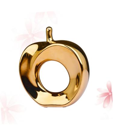 HOOTNEE Home Accents Decor Dining Room Table Decor Fruit Decor Ceramic Crafts Ornaments Artwork Dining Table Golden 22*24cm - Buy Online on GoSupps.com