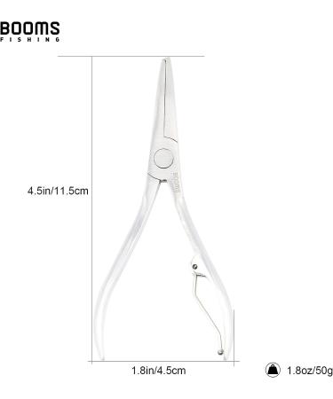 Booms Fishing SR4 Stainless Steel Split Ring Pliers - Saltwater Resistant Tackle Tool - Buy Online on GoSupps.com